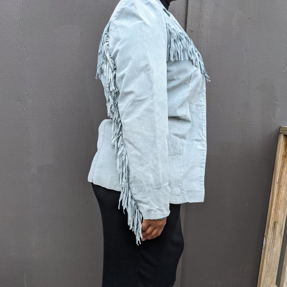 Denim & Co.: Vintage Leather Jacket - Picture 4 of 6